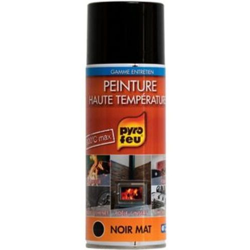Peinture thermique 900?C noir mat 400 ml