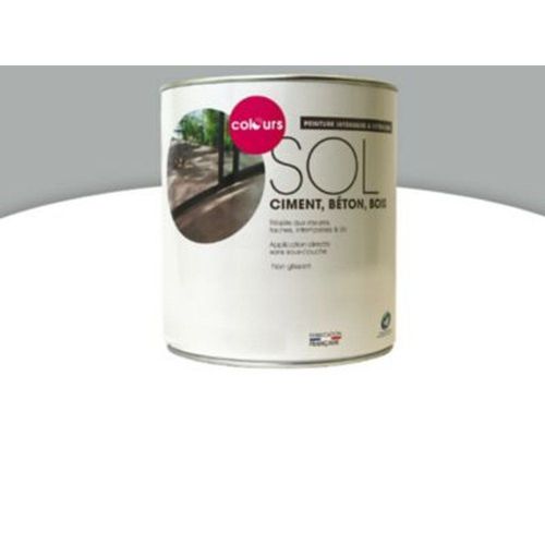Peinture sol int?rieur/ext?rieur COLOURS aluminium satin 0 5L