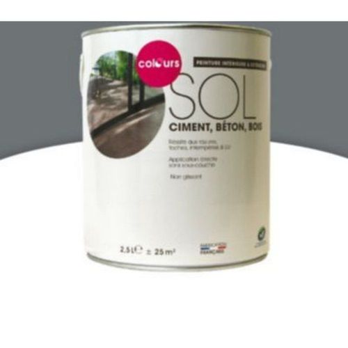 Peinture sol int?rieur/ext?rieur Colours b?ton satin 2 5L