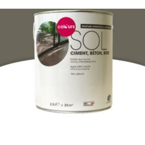 Peinture sol int?rieur/ext?rieur Colours taupe satin 2 5L