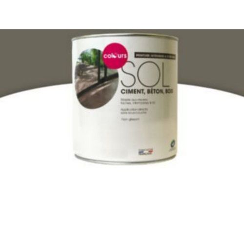 Peinture sol int?rieur/ext?rieur COLOURS taupe satin 0 5L