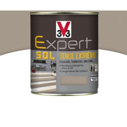 Peinture pour sol int?rieur ext?rieur tenue extr?me V33 galet 500 ml