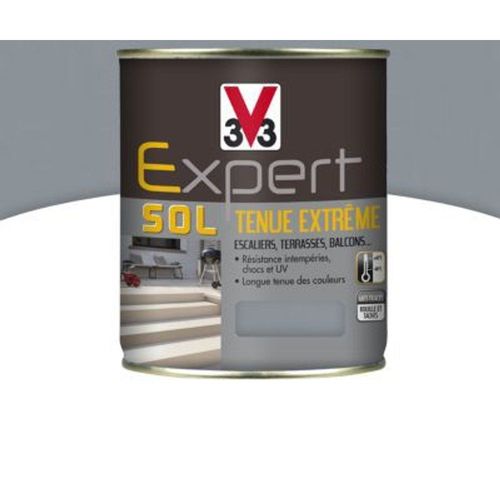 Peinture pour sol int?rieur ext?rieur tenue extr?me V33 ciment 500 ml
