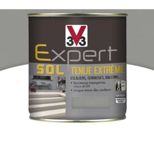 Peinture pour sol int?rieur ext?rieur tenue extr?me V33 silex 2 5L
