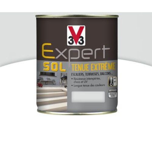 Peinture pour sol int?rieur ext?rieur tenue extr?me V33 poudre de marbre 500 ml