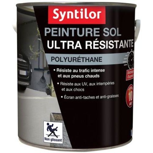Peinture pour sol ultra r?sistante asphalte satin Syntilor 4L