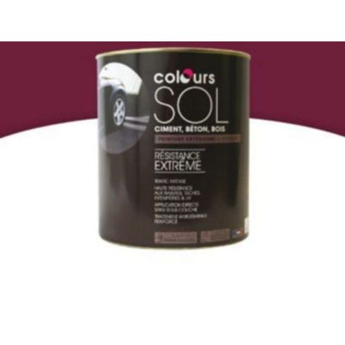 Peinture sol COLOURS Premium rouge cardinal satin 0 5L