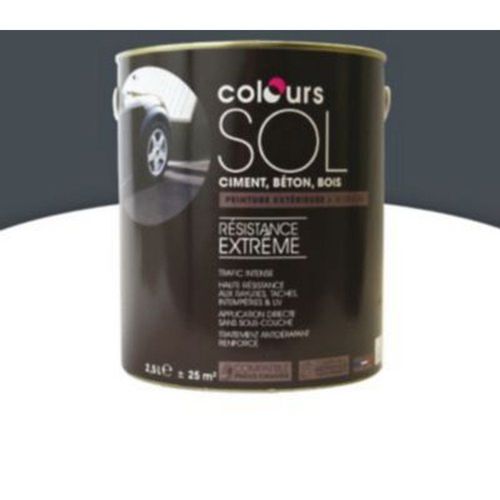 Peinture sol Colours Premium basalte satin 2 5L