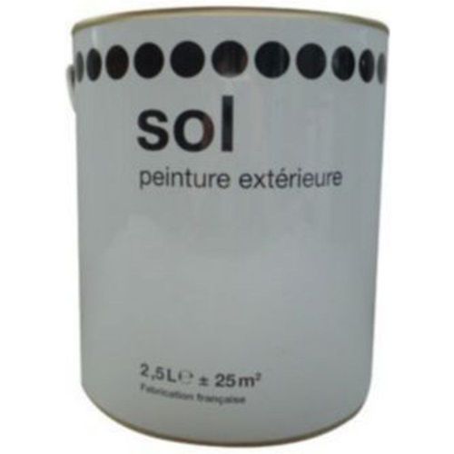Peinture sol rouge tomette satin 2 5L