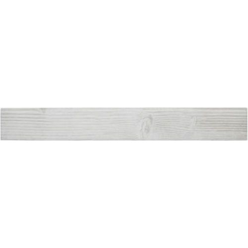 Plinthe blanche 8 x 60 cm Pine Wood (vendue ? la pi?ce)