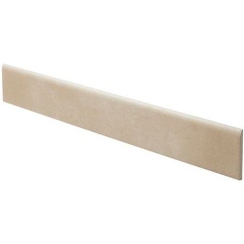 Plinthe beige 8 x 60 cm Smooth (vendue ? la pi?ce)