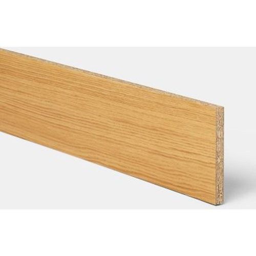 Plinthe de cuisine Goodhome Verbena ch?ne naturel H. 15 cm x l. 2.4 m x Ep. 18 mm