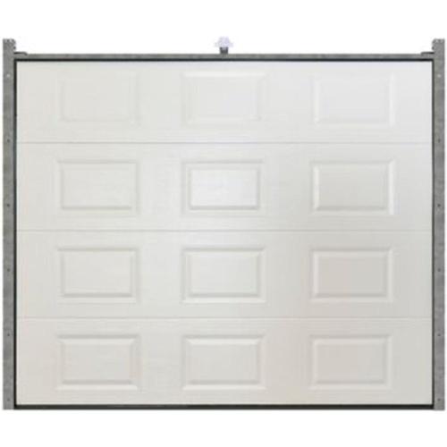 Porte de garage sectionnelle ? cassettes GoodHome blanc - L.240 x h.200 cm - motoris?e (en kit)