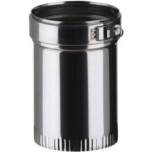 Raccord inox pour conduit ?maill? 180-180 mm Poujoulat
