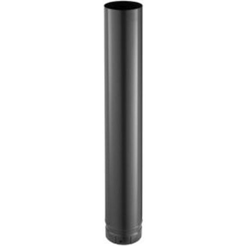 Tuyau de po?le ? bois ?maill? gris 1 m - 150 mm Poujoulat