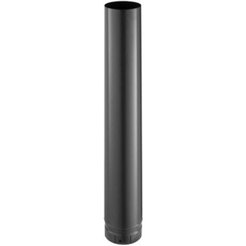 Tuyau de po?le ? bois ?maill? Gris 1 m x - 180 mm Poujoulat