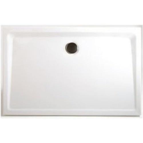 Receveur de douche ? poser / ? encastrer extra-plat acrylique rectangulaire blanc Schulte 170 x 80 cm