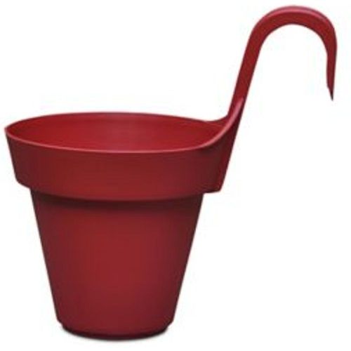 Pot Suspendu Rond Plastique Blooma Nurgul V Rouge - 20 X H.28 Cm