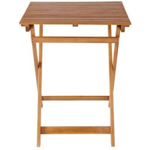 Table De Jardin En Acacia Goodhome Virginia 60 X 60 Cm