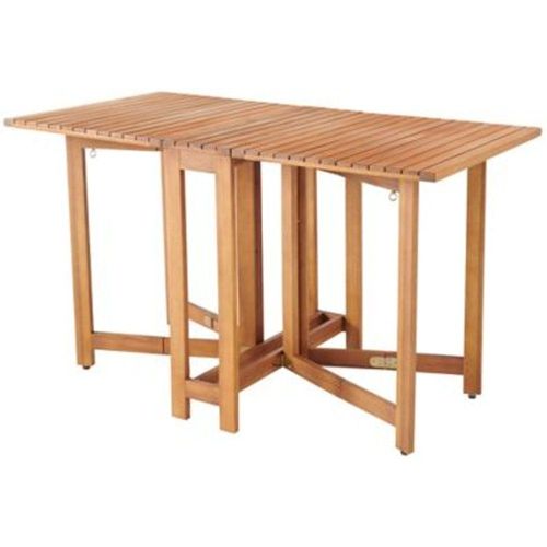 Console De Jardin En Acacia Goodhome Virginia 26/133 X 63 Cm