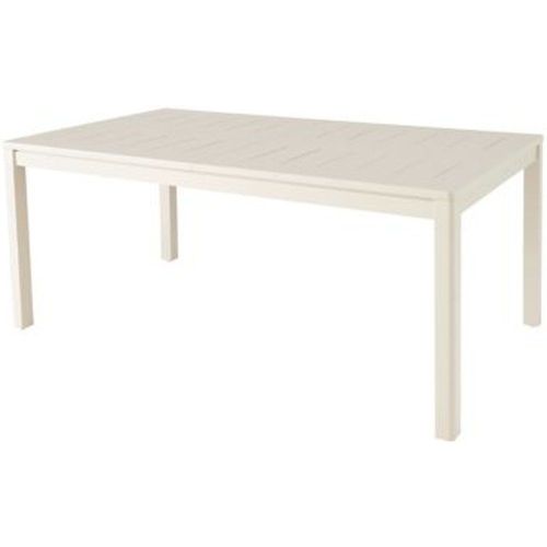 Table De Jardin En M?Tal Goodhome Santorin Peyote 100 X 180/260 Cm
