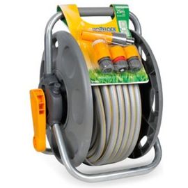 D?vidoir mural et portable ?quip? Hozelock 25 m