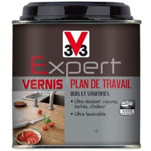 Vernis plan de travail bois V33 Expert incolore brillant 0 5L