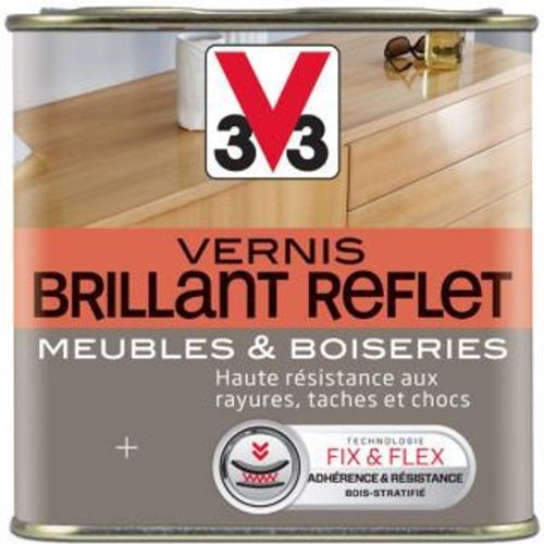 Vernis meubles et boiseries V33 incolore brillant 1L