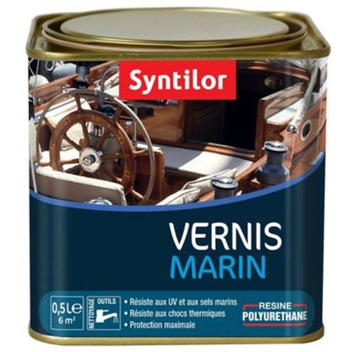 Vernis marin bois int?rieur/ext?rieur Syntilor ch?ne clair satin? 0 5L