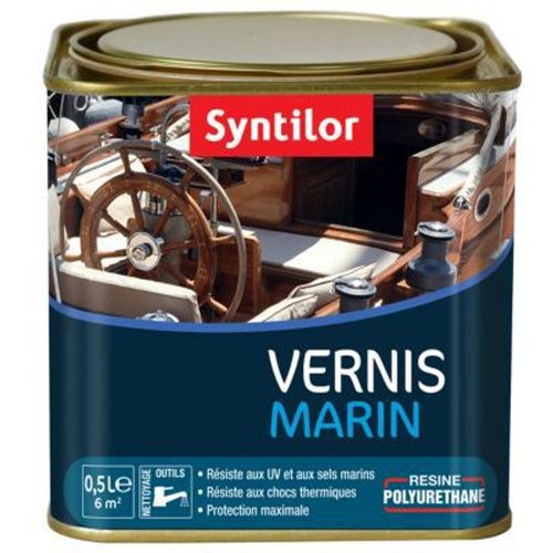 Vernis marin bois int?rieur/ext?rieur Syntilor ambre satin? 0 5L