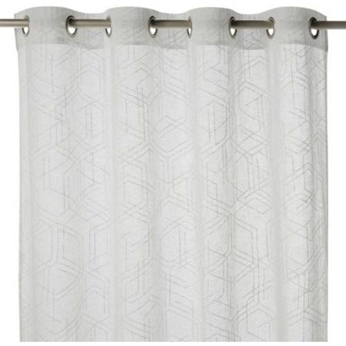 Voilage Kiya 260x140 Cm Blanc Goodhome