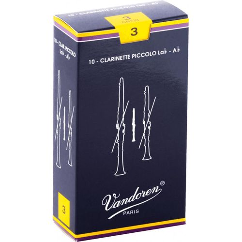Vandoren Cr133 - Anches Clarinette Piccolo Traditionnelles Force 3