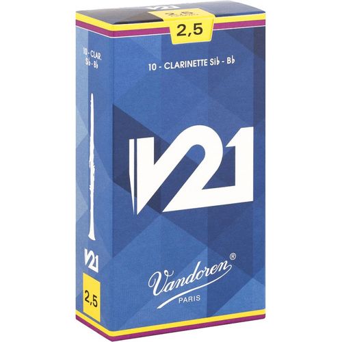 Vandoren Cr8025 - Anches Clarinette Sib V21 Force 2,5