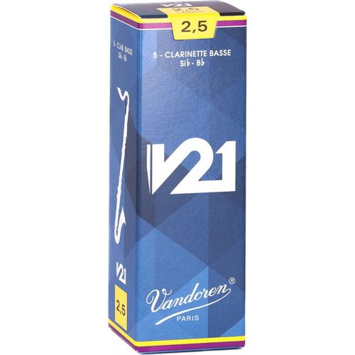 Vandoren Cr8225 - Anches Clarinette Basse V21 Force 2,5