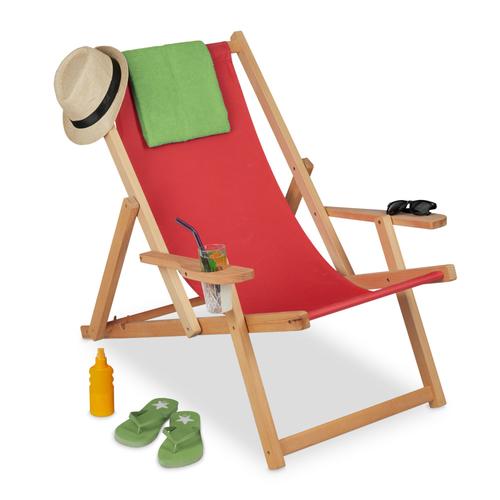 Relaxdays Chaise Longue Transat Chaise Plage Pliante Avec Accoudoirs Chaise Longue Camping