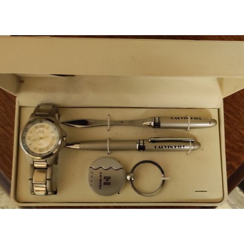 Coffret Montre Et Stylo Calvin Hill