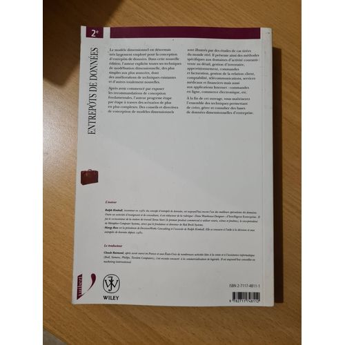 Entrepots De Donnees - Guide Pratique De Modelisation Dimensionnelle, 2eme Edition