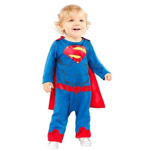Déguisement Superman Bébé - Taille: 2-3 Anni (86-94 Cm)