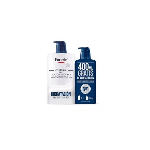 Eucerin Family Pack Locion Urea Repair 1000ml + 400ml 