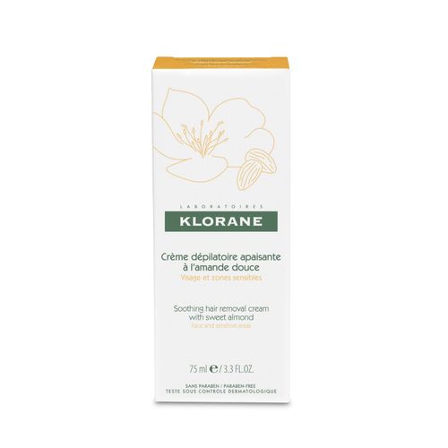 Crème Épilatoire Corporelle Klorane Amande Douce (75 Ml) 