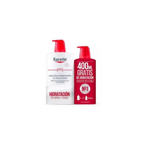 Eucerin Family Pack Lotion Ultra Légère 1000ml + 400ml 