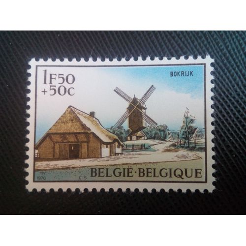 Timbre Belgique Yt 1533 Poste Relais À Courcelles 1970 (040206)