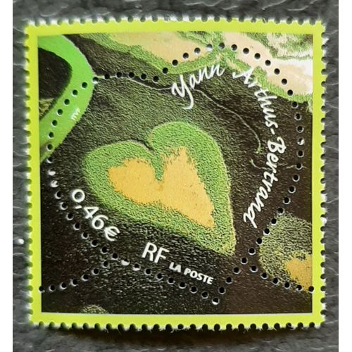Timbre N° 3459 - Saint Valentin - Coeur 2002 Yann Arthus-Bertrand 