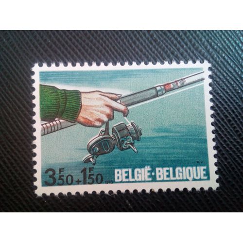 Timbre Belgique Yt 1547 Pêche Sportive 1970 (040206)