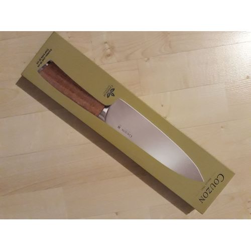 Couteau Chef Multifonctions De Marque Couzon Bois Et Acier Lame 20 Cm