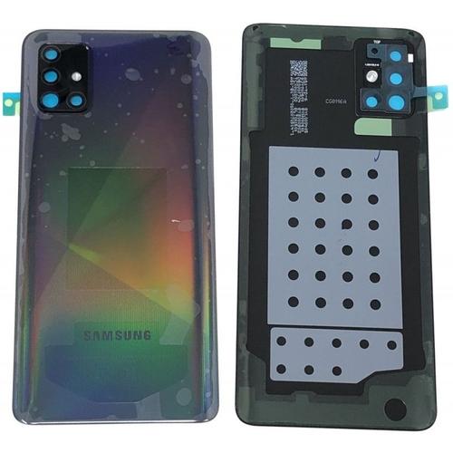 Cache Batterie Samsung Galaxy A51 (A515) Compatible + Lentille - Noir