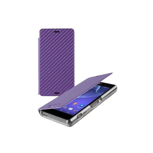 Etui Folio D'origine Sony Xperia Z3 Compact (Sma5150c) - Púrpura