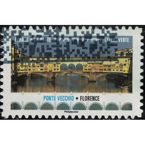 France 2017 Oblitéré Used Ponts Et Viaducs Ponte Vecchio Florence Y&t 1473 Su