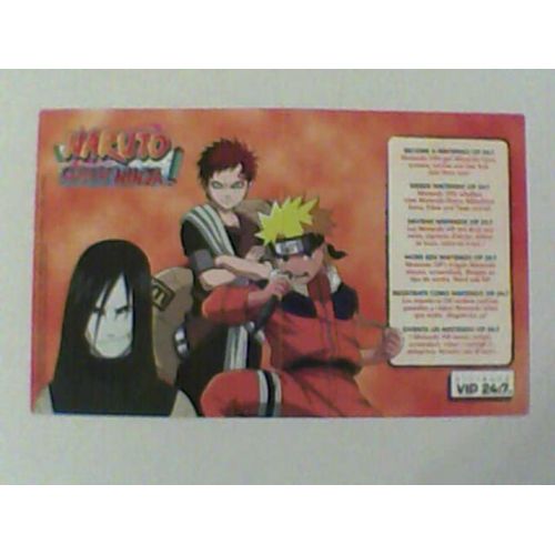 Carte Vip Club Nintendo Grattée Naruto Clash Of Ninja Gamecube