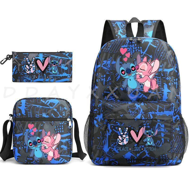 Sac  Dos Can O And Stitch Pour Enfants Sac D'cole Harajuku...